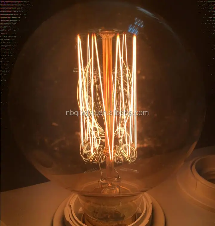 Squirrel cage vintage bulb for home decor edison bulb G95