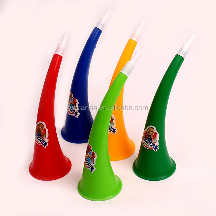 party supplies bent shape 10 inch Ox horn speaker/loud horn/trumpet for football games