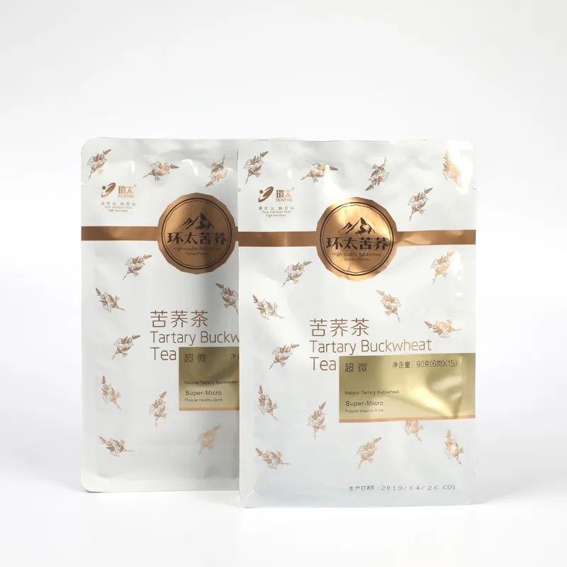 
90g Free Sample Sichuan Huantai 100% Herbal Roasted Super-Micro Tartary Buckwheat Tea 