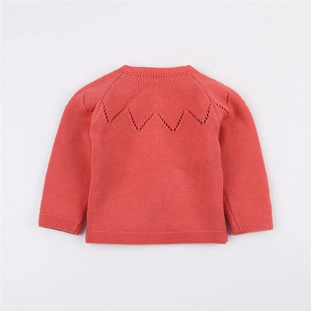 Cozy Knit 0-24 months baby girl jacket pullover Baptism outfit sweater cardigan