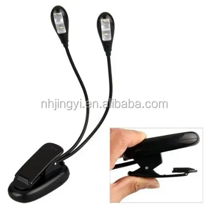 
high bright mini rechargeable or aaa battery reading led book lamp with clip 