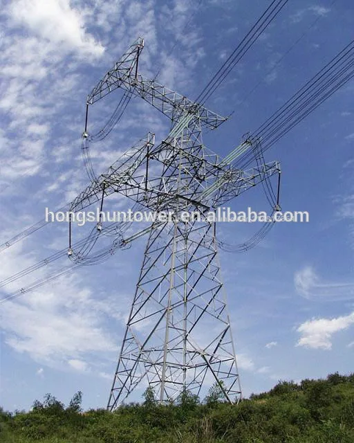 steel power transmission line towers 132kv