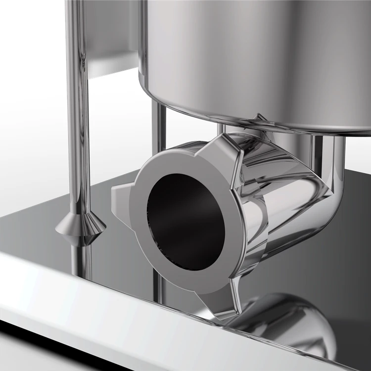 Manual HR7L Commercial Hot Dog Sausage Maker Machine Vacuum Sausage Filler Vertical Sausage Stuffer