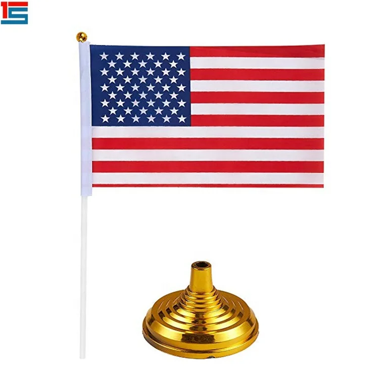 Заводская поставка, низкая цена, декоративный настольный флаг для встреч в США