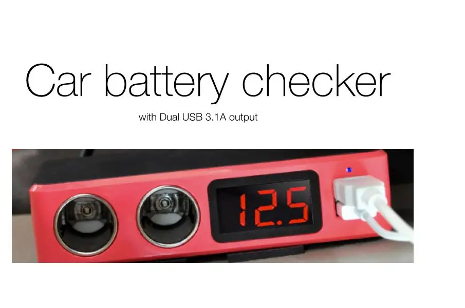 car vehicle cigarette lighter charger adaptor