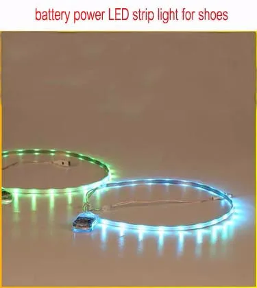 2021 popular shoe decorations vibration sensor flashing led shoe strip lights decorative shoe lights led strip
