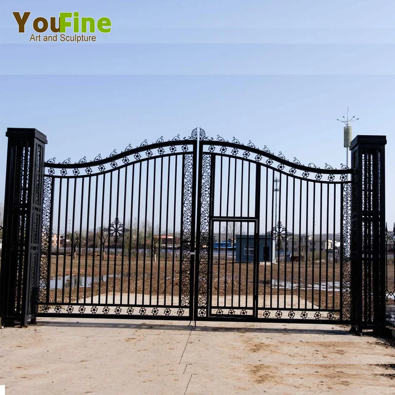 2016 Decorative Cast Garden Gates Iron Courtyard Gate