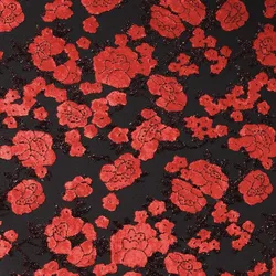 Micro Velvet 9000 For Middle East Glitter Sequin Devore Shiny Tulle