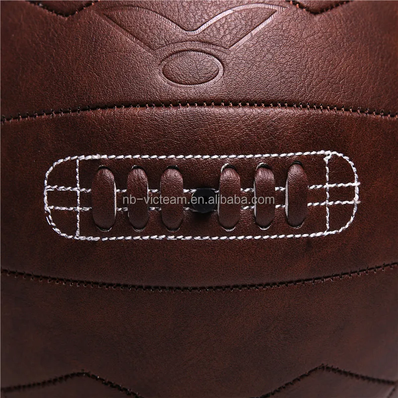 Promotional Brown Antique Leather Retro Soccer Ball Wholesale,Old Fashion Vintage Souvenir Football