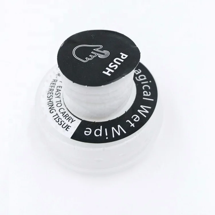 wholesale Custom luxury individual magic single pack  push wet wipes