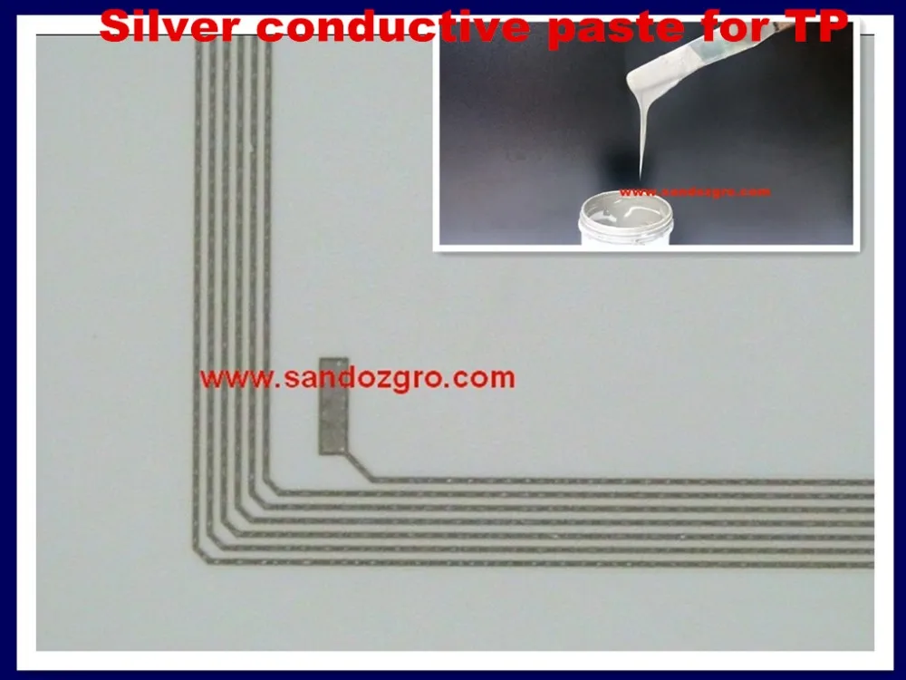 Touch panel silver conductive paste