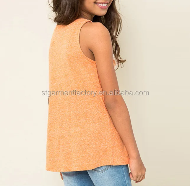 
Girls Embroidery Top Sleeveless Girls Tees Blouse Tassel Bohemian Style Clothing for Children Teenagers Girl Tee Shirt Stb-0944Y 