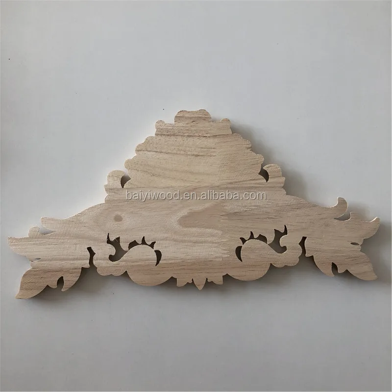 Wooden Decorative Onlays Embellishments For Furniture