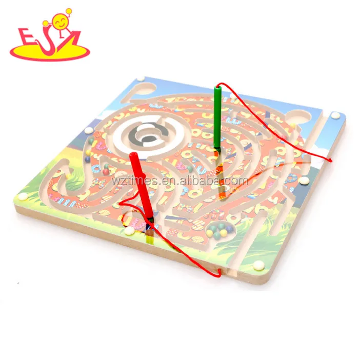 toy wholesale baby wooden magnetic number maze funny kids wooden magnetic number maze best child magnetic number maze W11H019