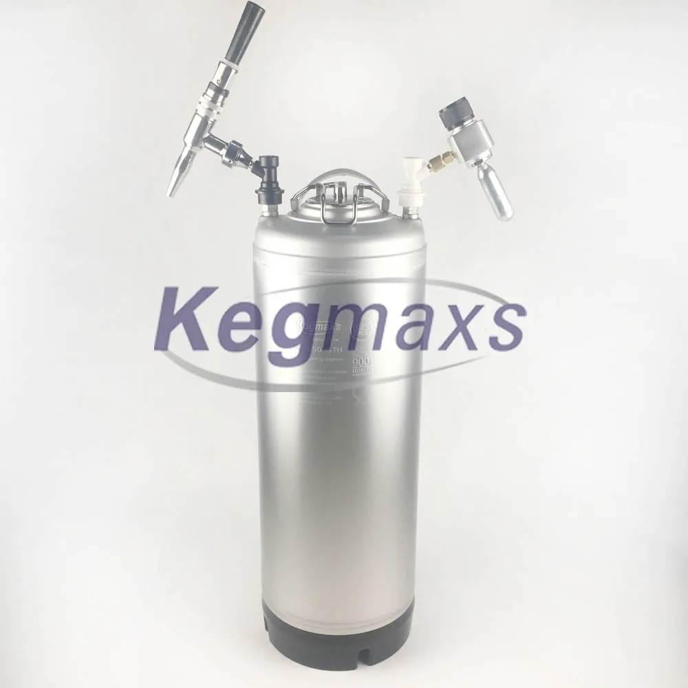 Barril cerveza 19L Cornelius Homebrew Keg Steel Handle Nitro Coffee Keg Cold Brew Ball Lock Corny Keg Beer Dispenser Kegerator