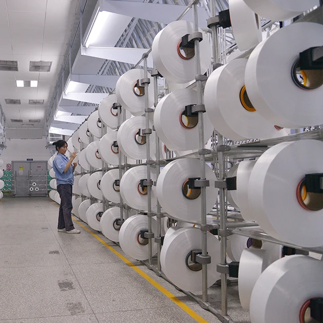 Для ткацкого станка струей воды или оберточной пряжи 18D нейлон 6 микрофибры DTY пряжа