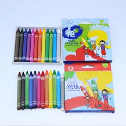 Non-toxic12 multi color oil pastel crayon colour oil pastel art paint drawing oil pastel wax crayon set custom logo