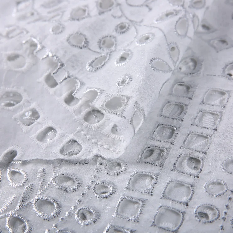
Soft hand feel 60S*60S woven plain customized size white wedding fabric embroidery 