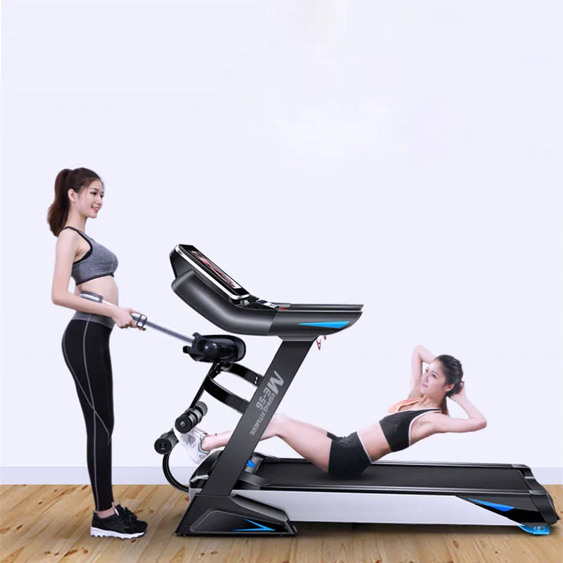 Wide Running Belts Household Treadmill Cardio Exercise Body Fitness Equipment Treadmill with Massage Belt