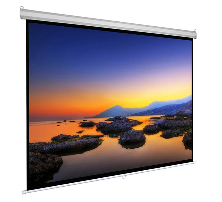 100 inch - 400 inch 4k projector screen motorized / electric projection screen with rf remote control