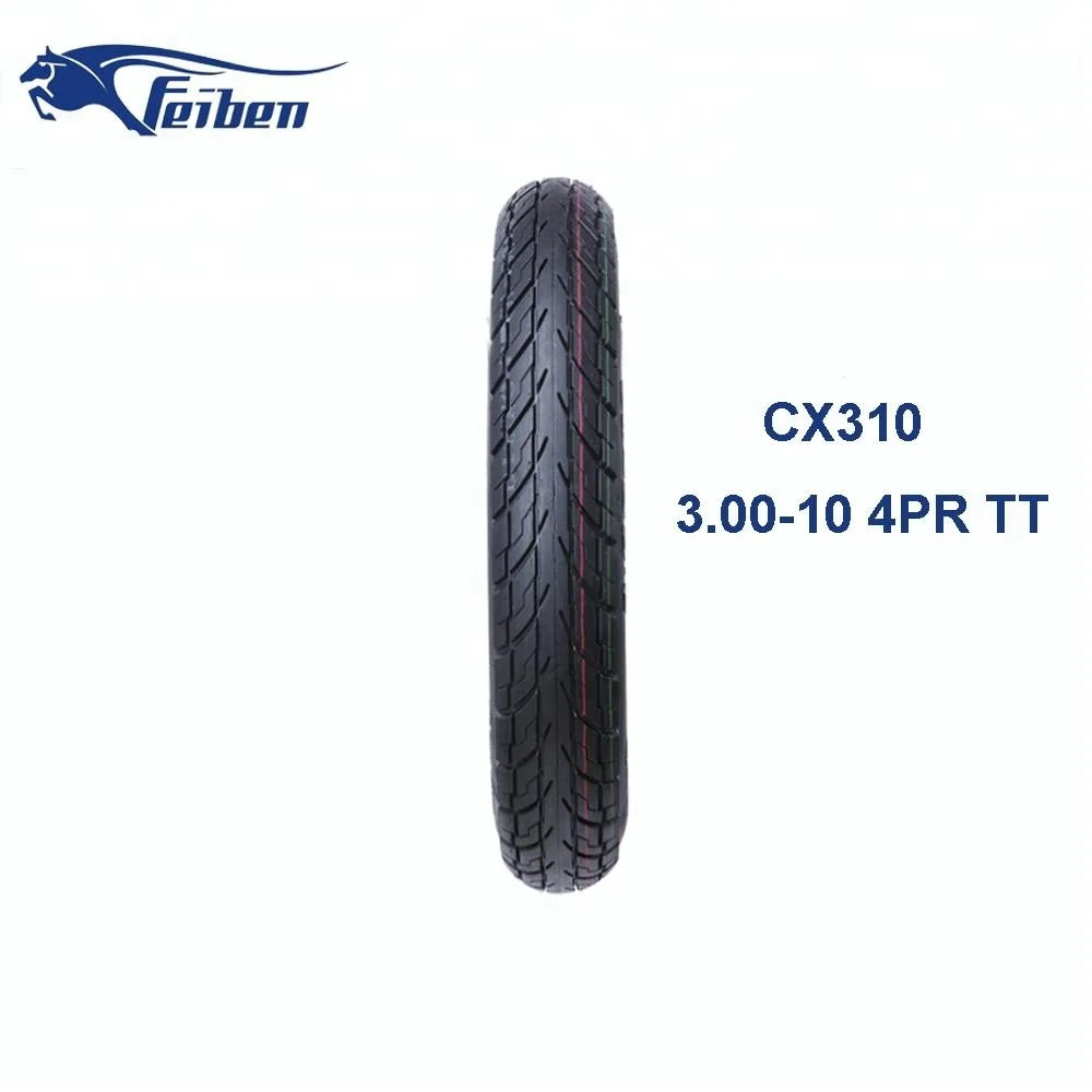 CHINESE MOTORCYCLE FOR SALE 300-10 CX310 SCOOTER TYRE PRICE LIST 4PR