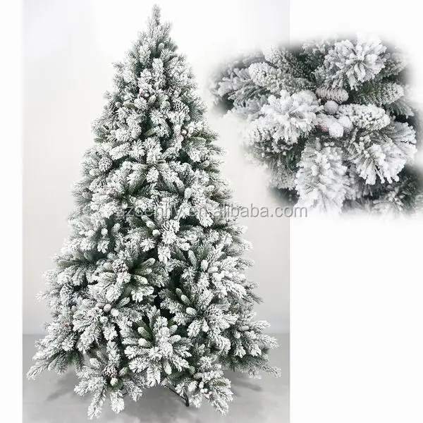 Christmas decoration supplier California pine unique artificial flocked christmas tree
