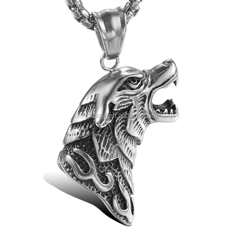 Customized Fashion Stainless Steel Five-pointed Star Pendant Skull Charm