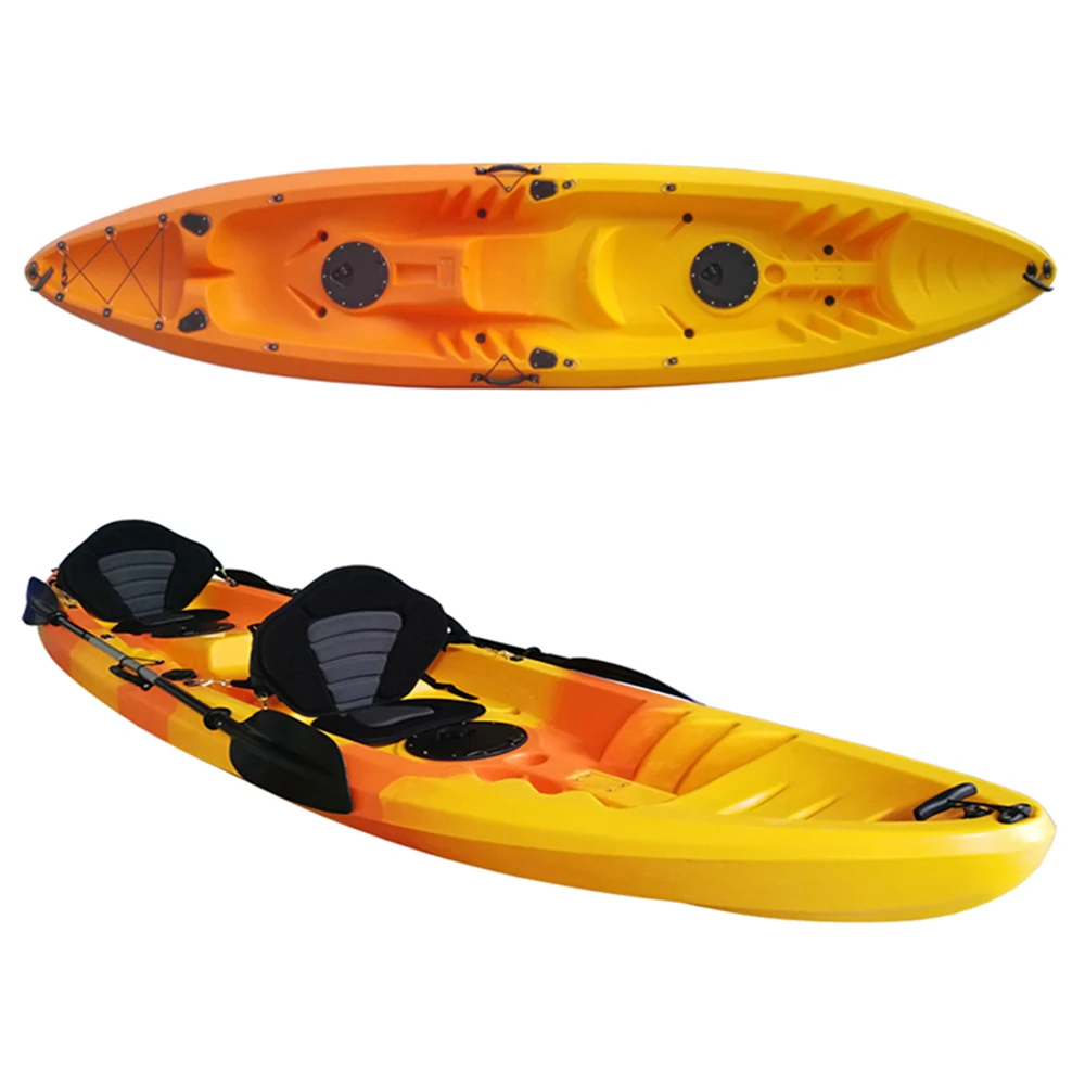 
JFM GK28 Double Plastic Kayak for 2 Person Molded Boats Canoes Sit on Top Kayak 