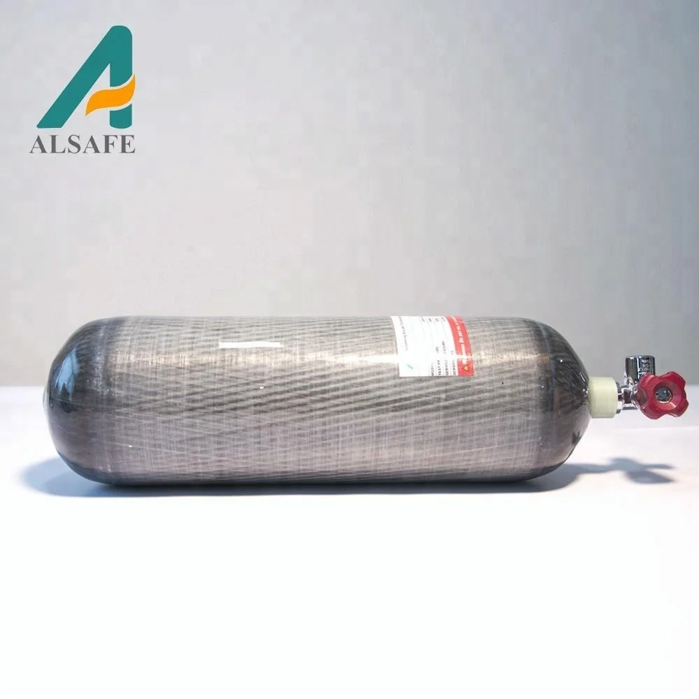 Top quality 300bar carbon fiber scba air tank thread 5/8-18unf