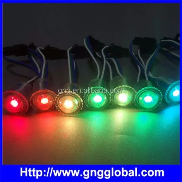 16mm SMD5050 Digital waterproof Dream Color dmx mini LED pixel light