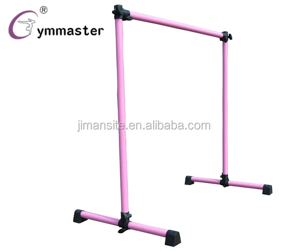 Powder coated gymnastic portable ballet barre dance height adjustable bar for home club trainingtraining