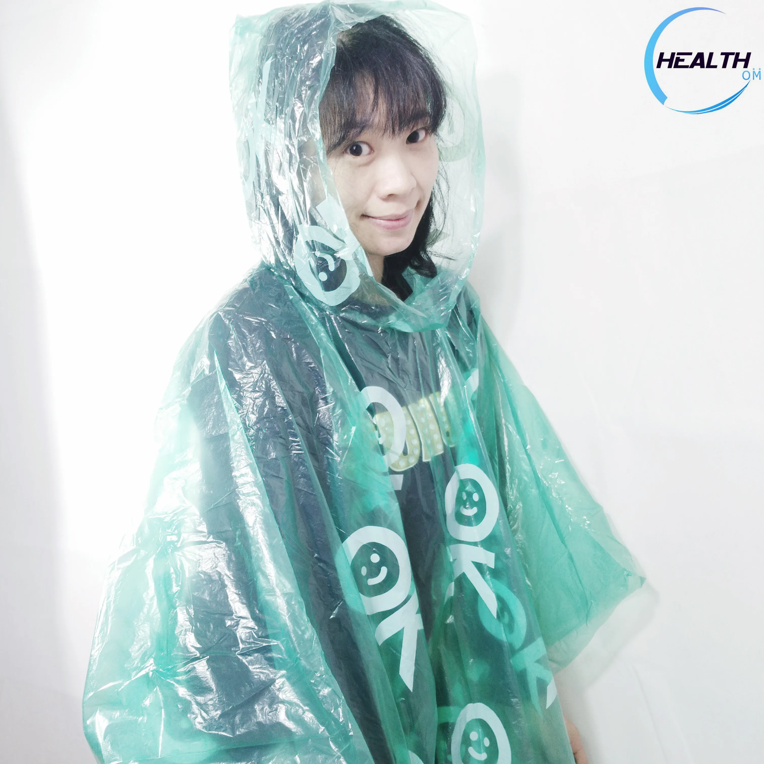 disposable one time rain poncho raincoat for bike