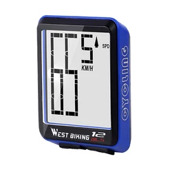 WEST BIKING Wireless Bike Computer 14 Functions meter Odometer Cycling Wired Mount MTB Bike Stopwatch Bicycle Computer