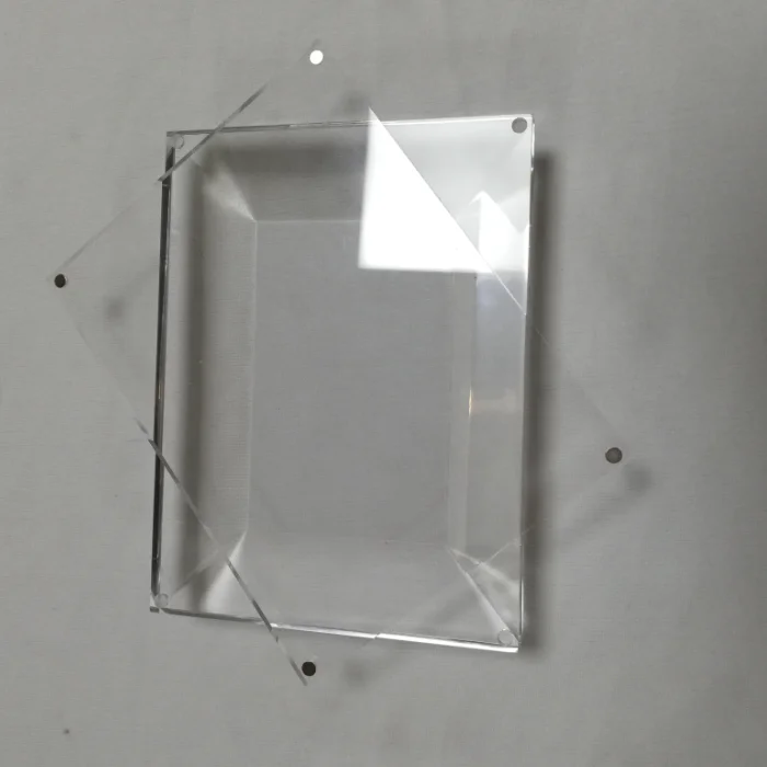 Clear Double Sided Picture Photo Frame Magnetic Design Custom Acrylic Photo Frame