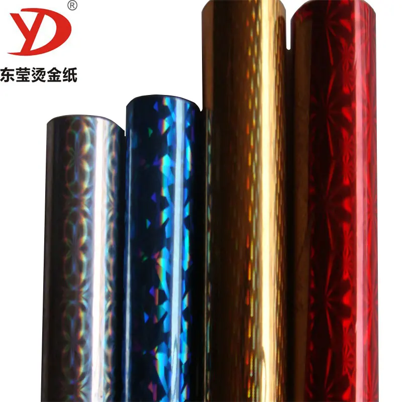 Holographic Laser hot stamping foil widely used in paper/plastic packaging