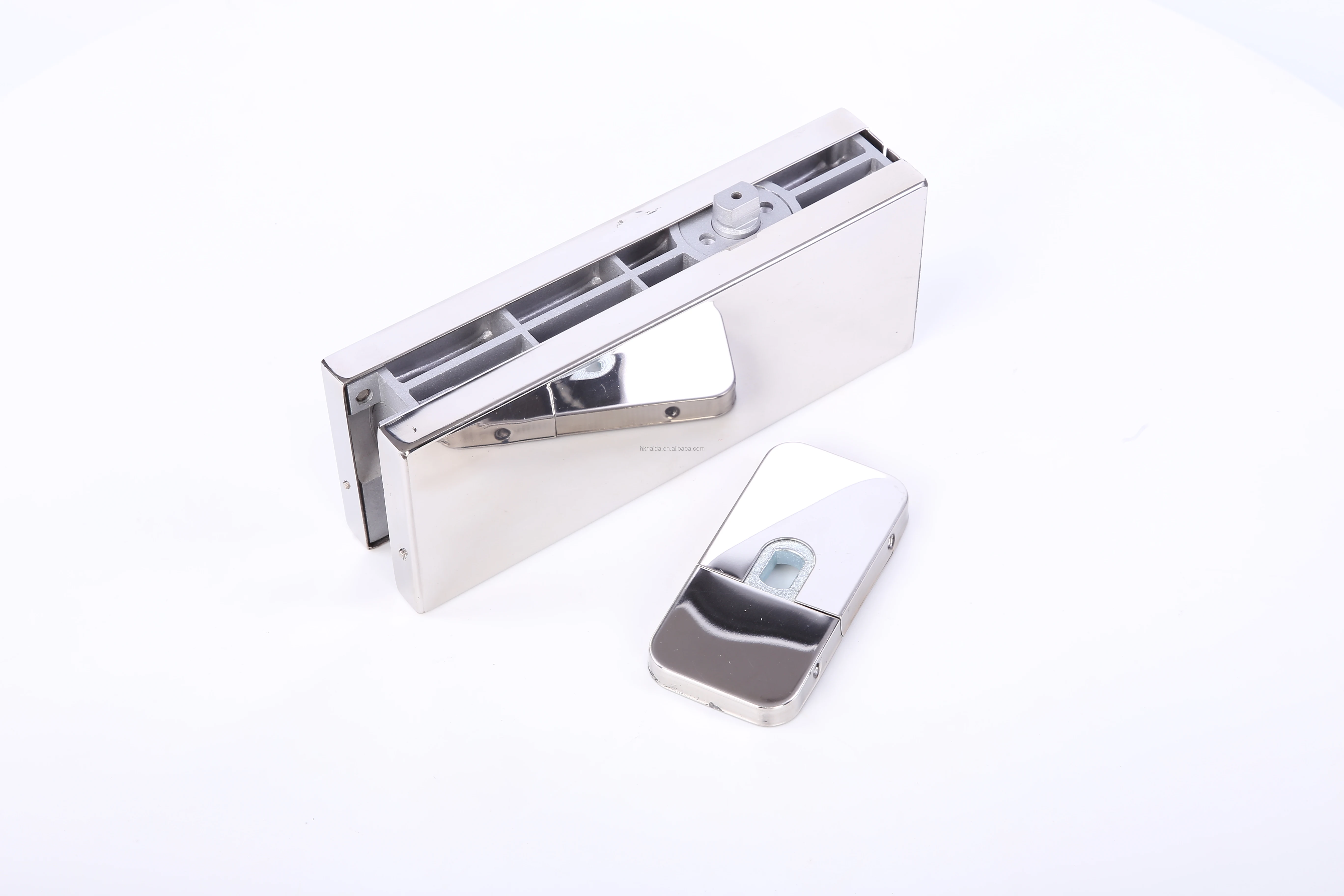 HPF-100 Glass Door Hardware Hydraulic Patch  Fittings Non-digging Floor Spring Hinge