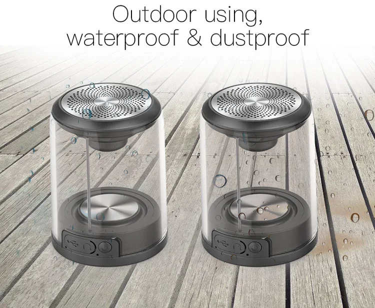 
New D08 TWS-Air Box Wireless Pair Mini Box Magnetic Separation Stereo 3D Speaker 