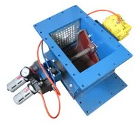 Cement Silo discharge motorized Flow Control Gate 4 inch gate valve