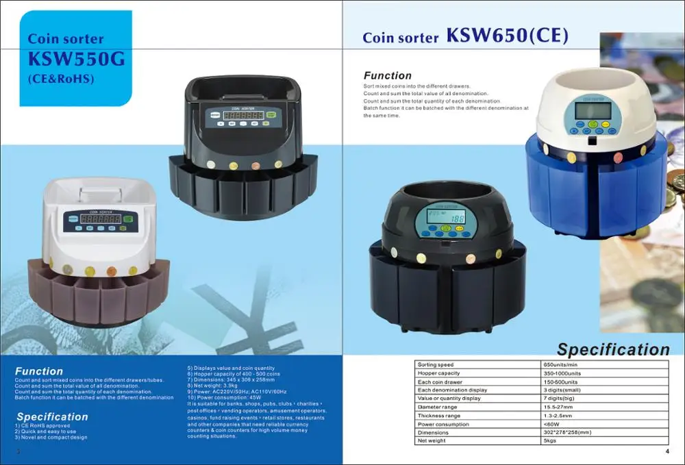 Лидер продаж, счетчик монет CS300, счетчик монет, счетчик монет