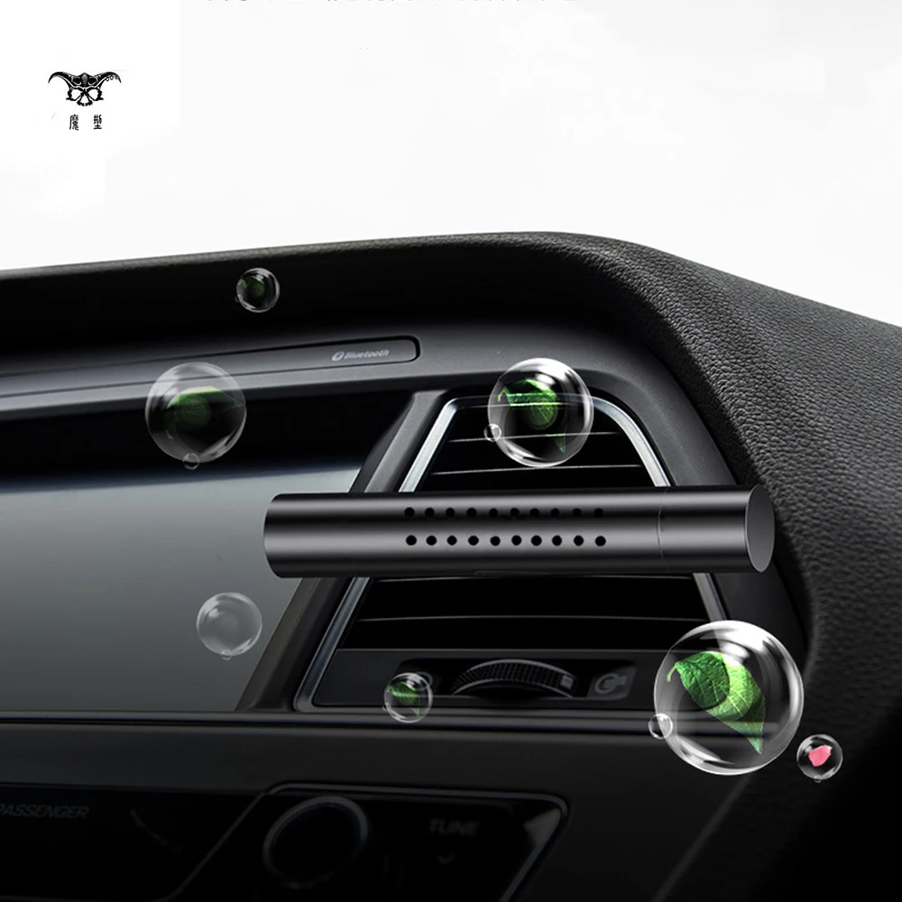 2021 Portable Car Vent Clip Air Freshener Factory Direct Selling Gel Perfume Diffuser with Cologne Lemon Rose Fragrances