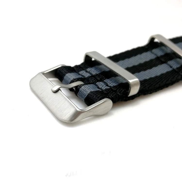 canvas fabric nylon stripped watch straps