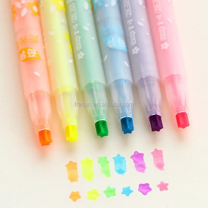 Star nib highlighter pen/Stamp highlighter