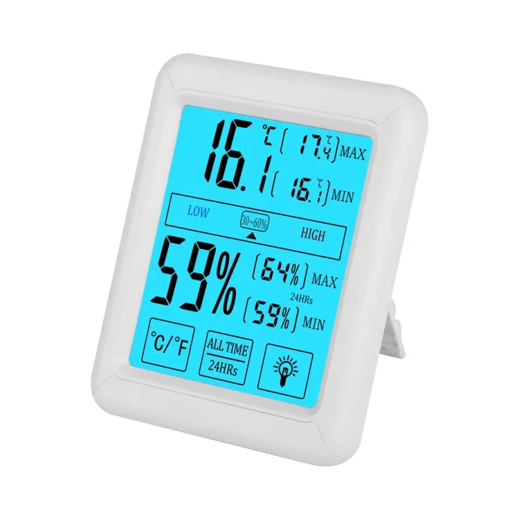 Big Backlight Digital Ambient Temperature Chicken House Poultry Farm Thermometer With Humidity