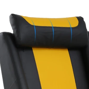 
Cheap Wholesale Price PU Leather Cafe Bar Sofa Yellow Color Recliner Sofa for Living Room 