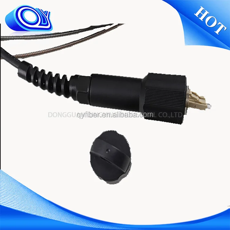 ODVA -LC Duplex IP67 Fiber Optic Cable Sealed Circular LC duplex ODVA patch cord ,RRU(RRH) waterproof connector