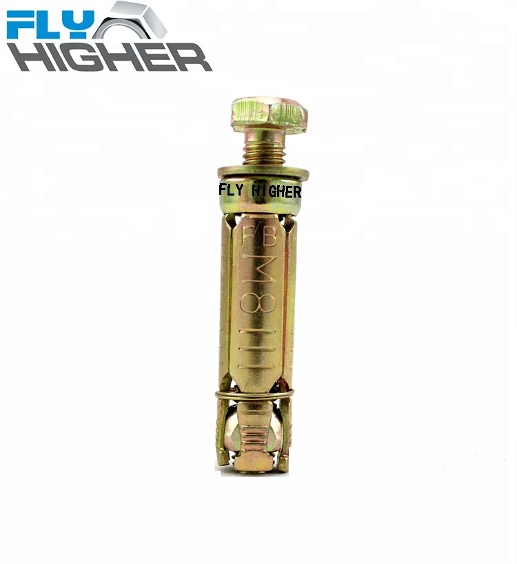 4PCS Heavy Duty Shield Anchor with Hex Bolt