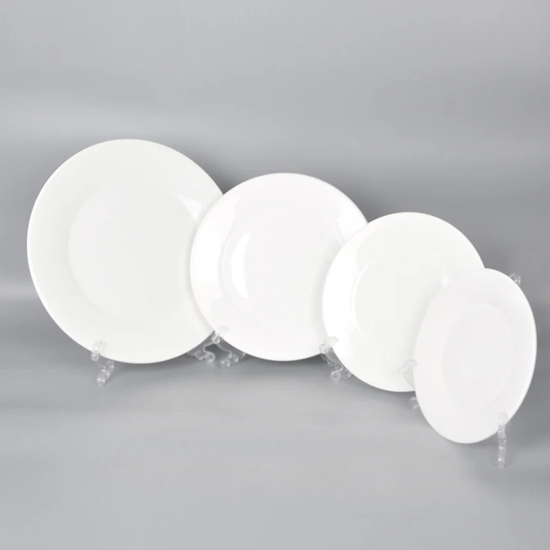 Sample Available Factory Porcelain Plates Restaurant Ceramic Dinner Hotel Dinner Dishes Plates Sets Dinnerware