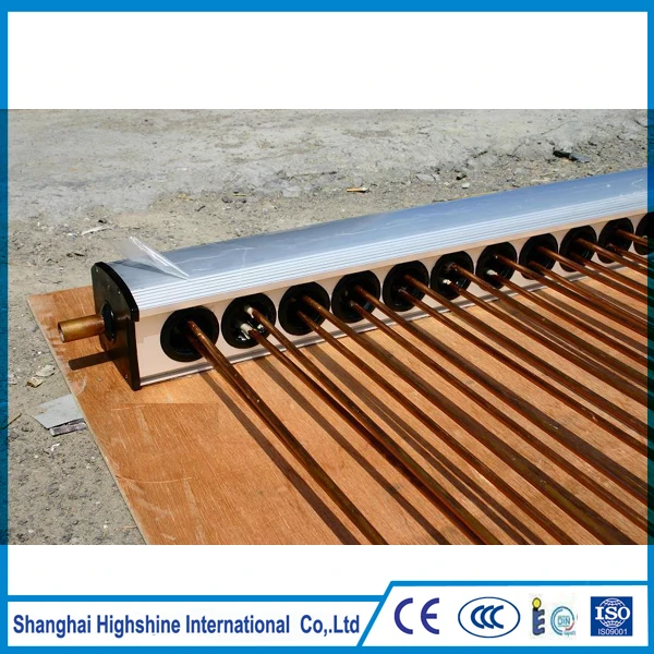 Custom made anti-freeze solar collector pressure U pipe