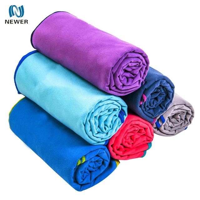 
China supplier oem premium outdoor travel sports gym yoga packs custom logo kids sweat microfiber square towel set 