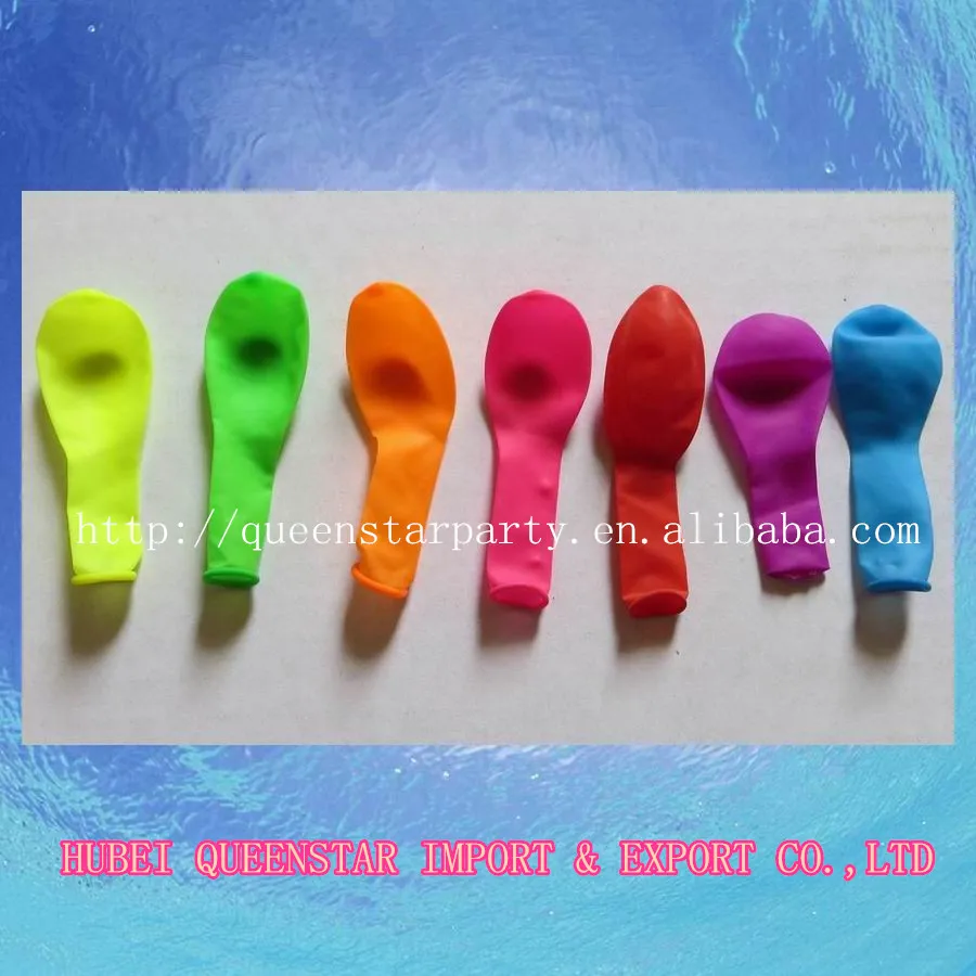 Latex helium balloons Water balloons Neon color